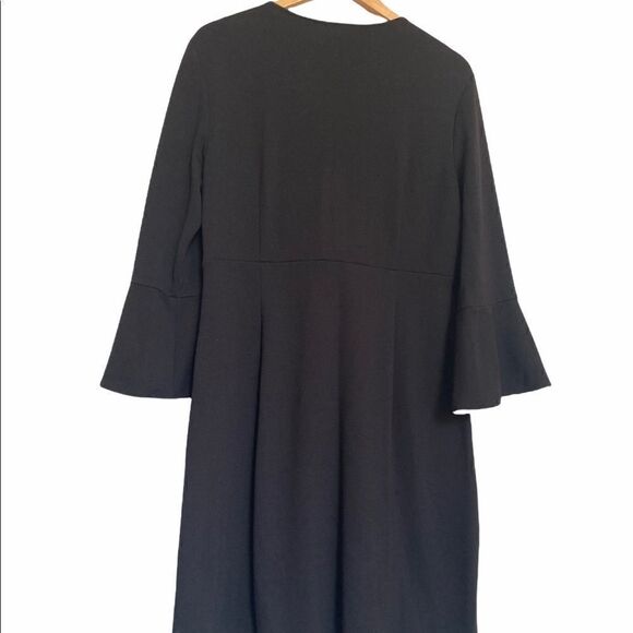 Rachel Zoe | Zip Neck Bell Sleeve Dress 14 - Picture 6 of 8
